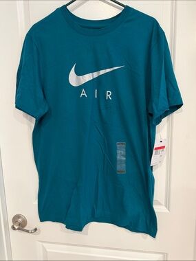 Nike Teal Short Sleeve AIR Crew Neck Tee